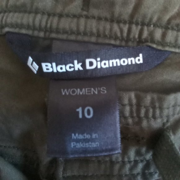 Black Diamont Credo organic cotton shorts Size 10 NWT - Picture 4 of 9